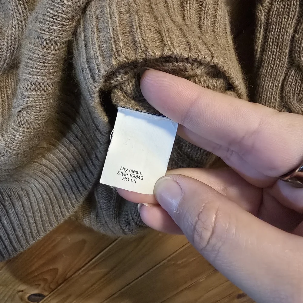 J. Crew Women's Merino Blend Cable Knit Sweater - Tan Size Medium